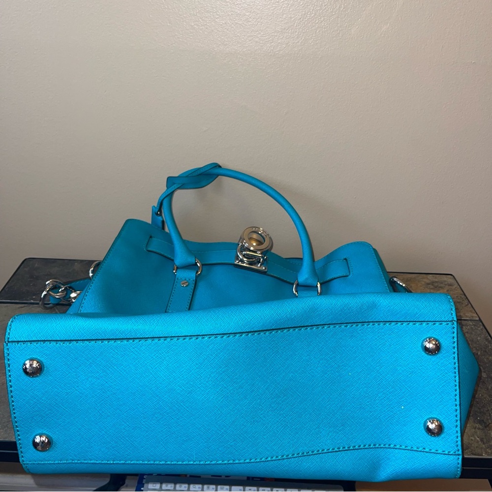 Michael Kors Turquoise Satchel Bag - Picture 6 of 6